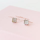 Silver Eveline Clover Earrings