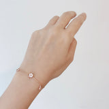 Rose Gold Hellebore Bracelet