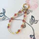 My Strawberry Quartz Crystal Phone Charm