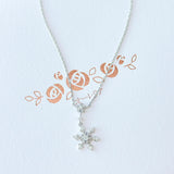 Silver Celestial Snowflake Necklace