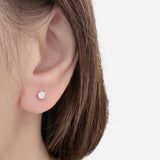 6-Prong Solitaire Diamond Earrings