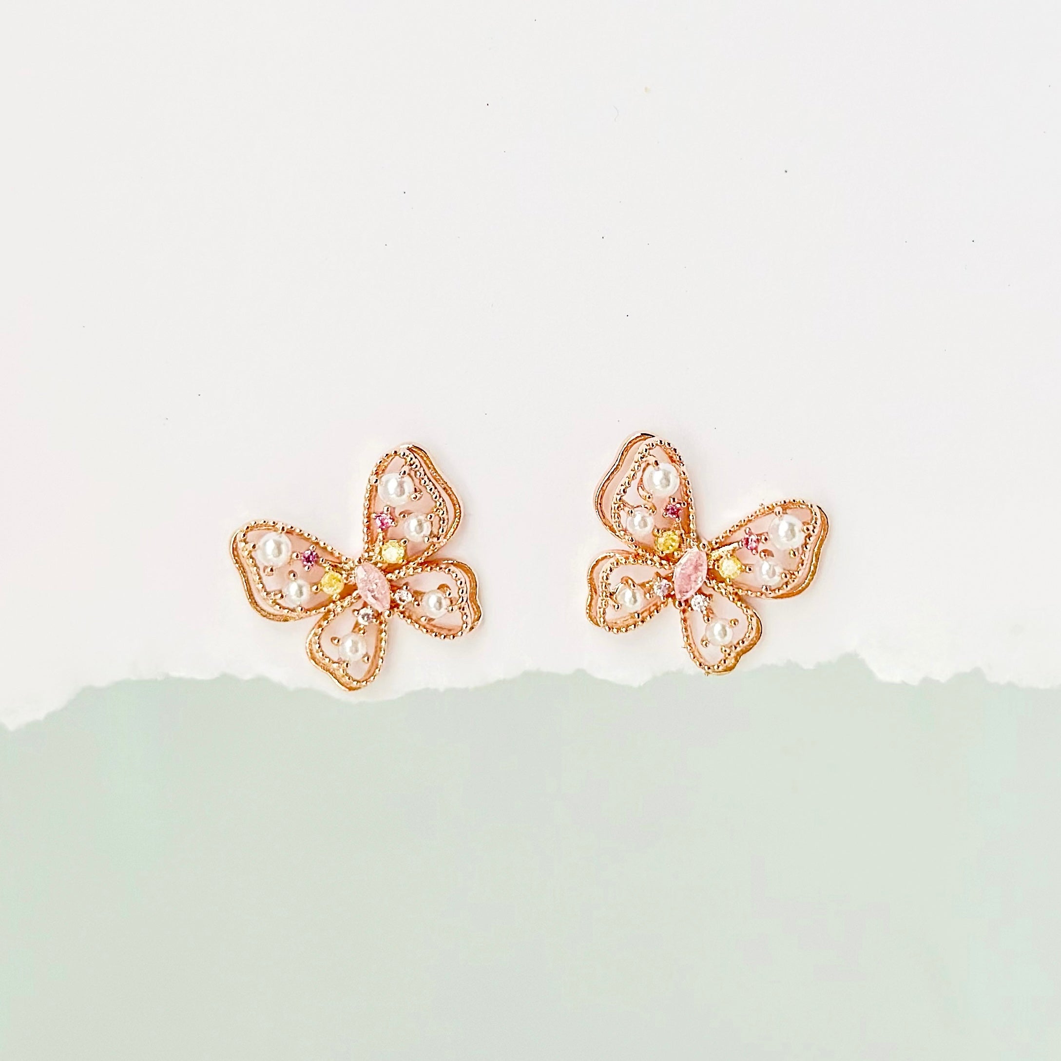 Rose Gold Made in Korea Earrings Korean Anting Cubic Zirconia Bride Bridal Dinner 925 Sterling Silver hypoallergenic Instagram gift shops Jewellery Online Malaysia Shopping No Piercing Perfect Gift From Heart For Your Loved One Online jewellery Malaysia Gift for her Rose Gold Korea Made Earrings Korean Jewellery Jewelry Local Brand in Malaysia Cubic Zirconia Dainty Delicate Minimalist Jewellery Jewelry Bride Clip On Earrings Silver Christmas Gift Set butterfly present gift for her gift ideas