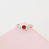 Florienne Garnet Ring