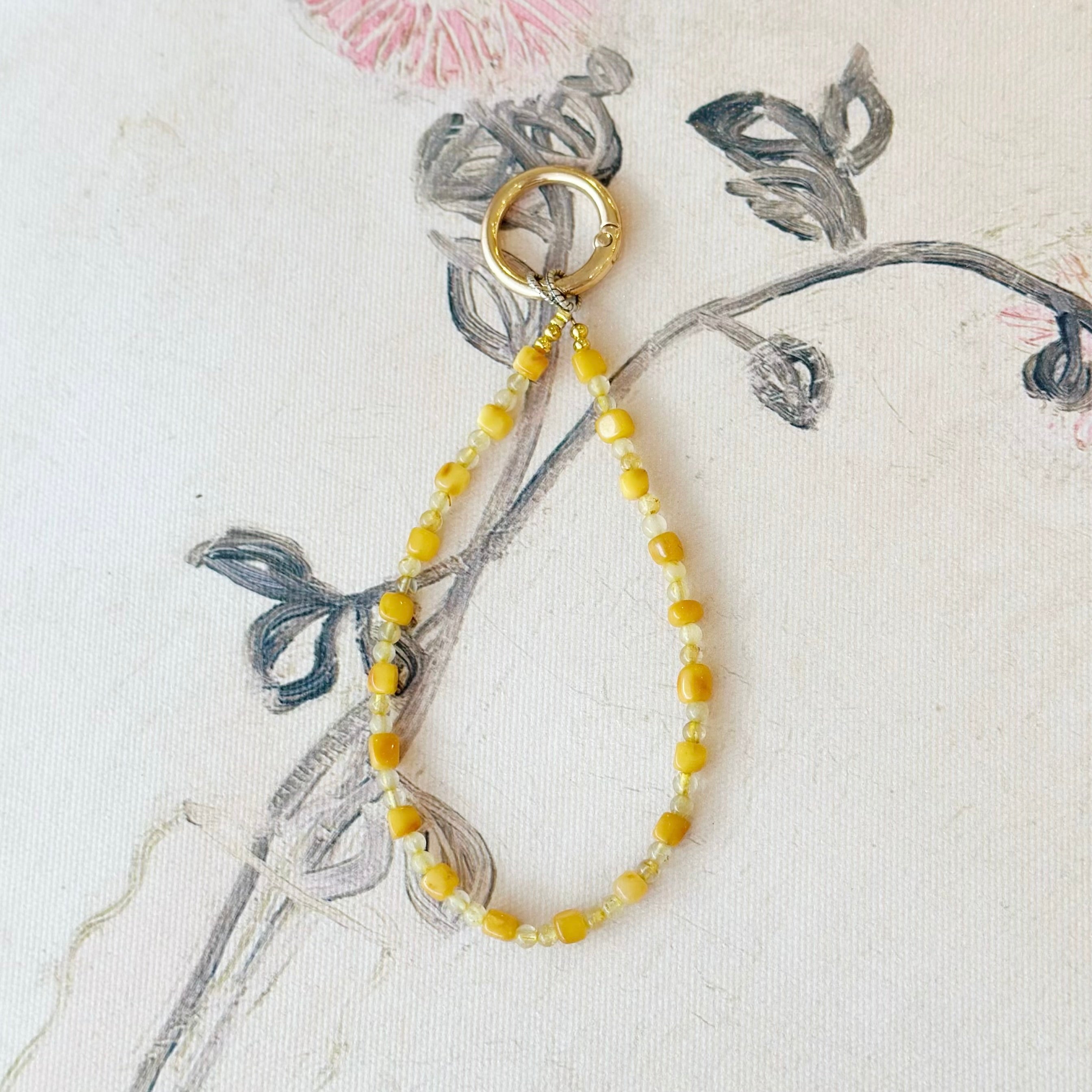 My Citrine Crystal Phone Charm