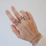 Rose Gold Cleome Ring