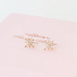 Rose Gold Silvia Earrings