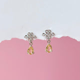 Ruyi Knot Citrine Earrings