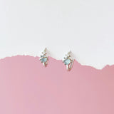 Abundance Orbit Aquamarine Earrings
