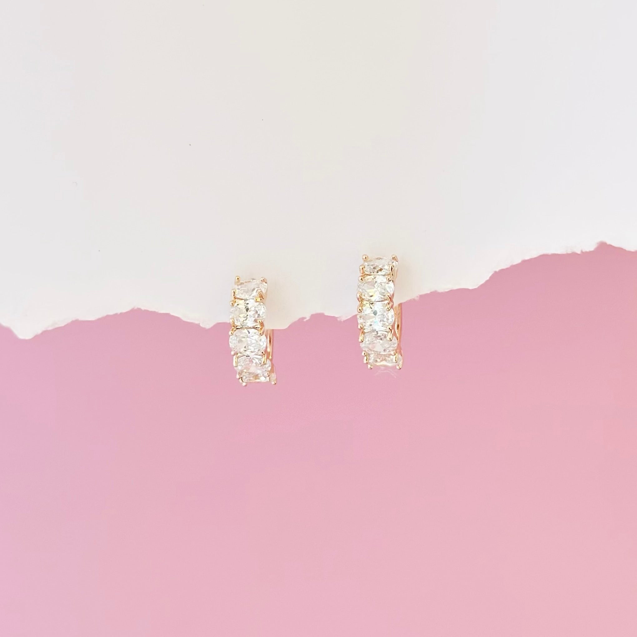 Quinn Huggie Hoop Earrings