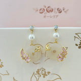 Waterlily on the Pond Earrings