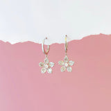 Bunga Huggie Hoop Earrings