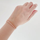 Rose Gold Heartfelt Everyday Bracelet