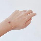 Rose Gold Lotus Bracelet