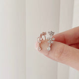 Silver Spring Snow Earrings