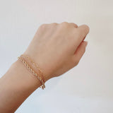 Gold Rochelle Lock Bracelet