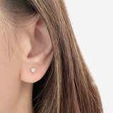 4-Prong Solitaire Diamond Earrings