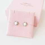 Camellia Pearl Earrings