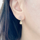 Ruyi Knot Citrine Earrings