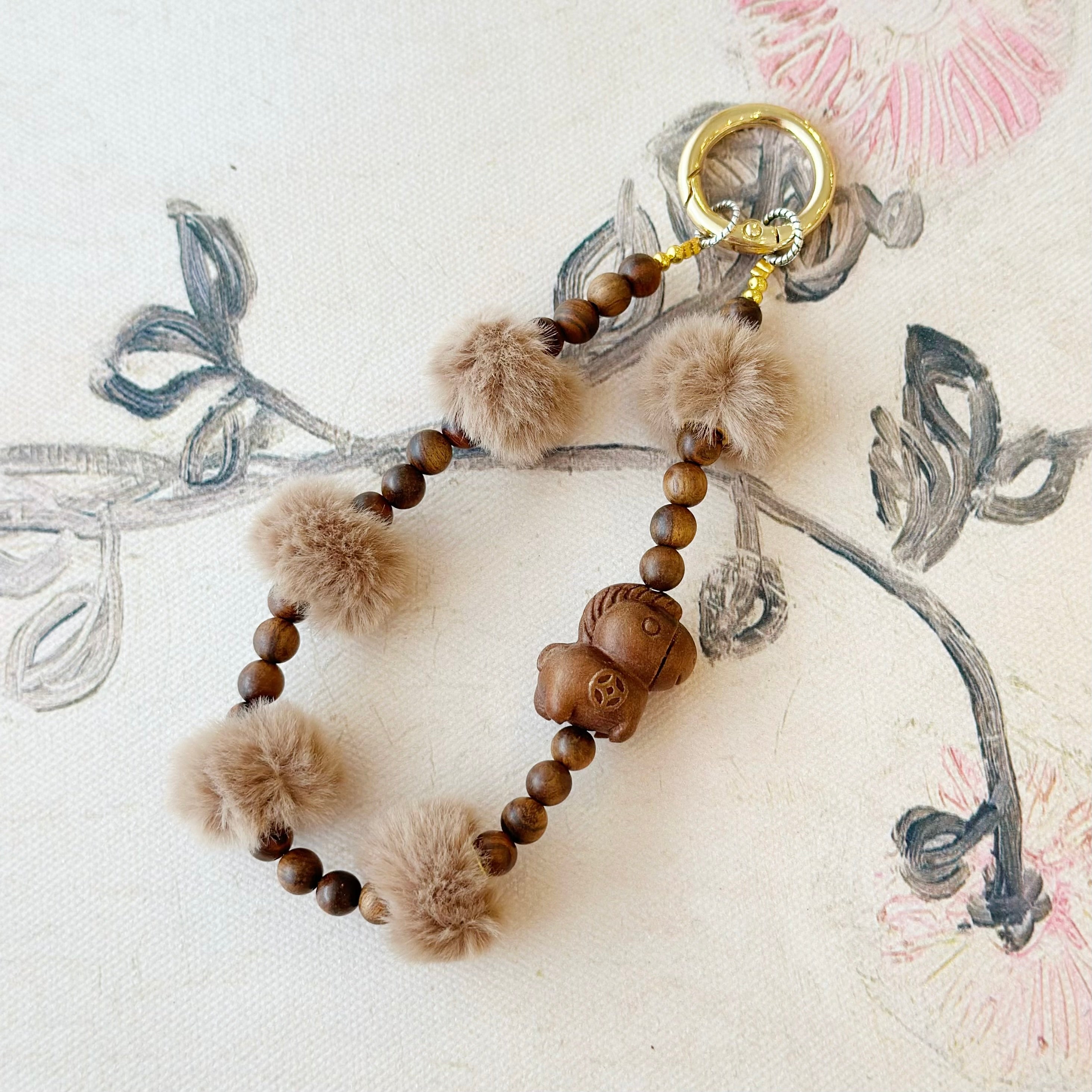 My Fluffy Pony Phone Charm