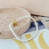 Swarovski pearl necklace pearl jewelry set Timeless Swarovski bracelet Pearl Handcrafted pearl jewelry Luxurious Swarovski pearls bracelet Swarovski pearl accessories freshwater pearl bracelet Pearl necklace Pearl bracelet Swarovski crystal pearl Korean jewelry Korean Jewelry Dainty Minimalist jewellery Malaysia Stainless steel 925 sterling silver S925 Cubic zirconia hypoallergenic magnetic birthday gift premium gift bridesmaid aurelia atelier pearl necklace malaysia pearl bracelet malaysia akoya pearl