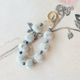 My Fluffy Blue Sodalite Crystal Phone Charm