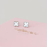 Silver Vanya Clover Everly Earrings