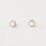 Camellia Pearl Earrings