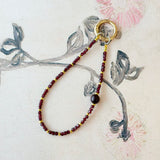 My Garnet Crystal Phone Charm