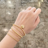 Gold Rochelle Lock Bracelet