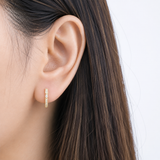 Camille Huggie Hoop Earrings