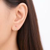 Inès Huggie Hoop Earrings