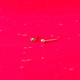 Gold Ingot Earrings 元寶