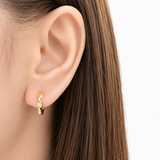 Twina Huggie Hoop Earrings