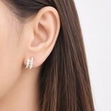 Victoire Huggie Hoop Earrings