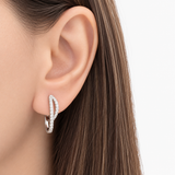 Gabrielle Huggie Hoop Earrings