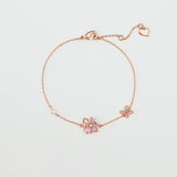 Rose Gold Lotus Bracelet