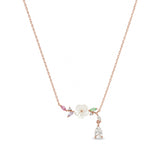 Rose Gold Winter Jasmine Necklace