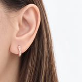 Amélie Huggie Hoop Earrings