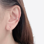 Rose Gold Made in Korea Earrings Korean Anting Cubic Zirconia Jewellery Malaysia Instagram 925 Sterling Silver hypoallergenic Instagram gift shops Jewellery Online Malaysia Shopping No Piercing Perfect Gift special gift Loved One Online jewellery Malaysia Gift for her Rose Gold Korea Made Earrings Korean Jewellery Jewelry Local Brand in Malaysia Cubic Zirconia Dainty Delicate Minimalist Jewellery Jewelry Bride Clip On Earrings Silver Gift Set present gift for her gift ideas earcuff ear cuff non piercing