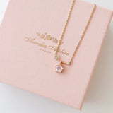 Rose Gold Camellia Necklace