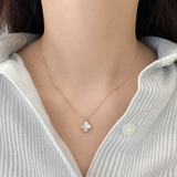 Rose Gold Vanya Clover Necklace