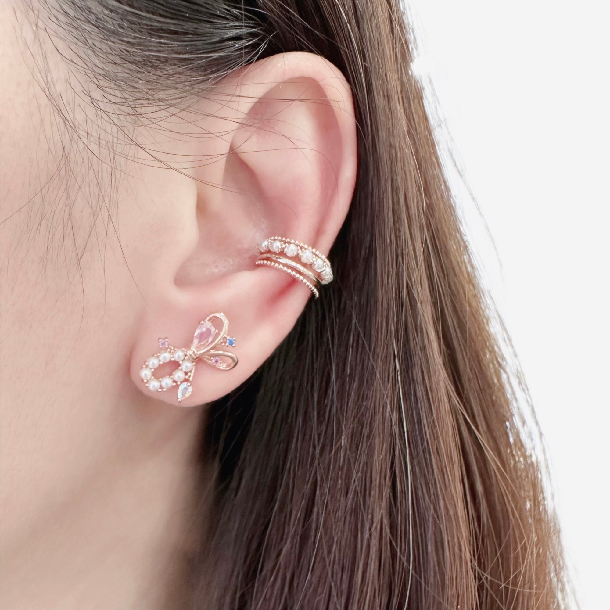 Rose Gold Made in Korea Earrings Korean Anting Cubic Zirconia Jewellery Malaysia Instagram 925 Sterling Silver hypoallergenic Instagram gift shops Jewellery Online Malaysia Shopping No Piercing Perfect Gift special gift Loved One Online jewellery Malaysia Gift for her Rose Gold Korea Made Earrings Korean Jewellery Jewelry Local Brand in Malaysia Cubic Zirconia Dainty Delicate Minimalist Jewellery Jewelry Bride Clip On Earrings Silver Gift Set present gift for her gift ideas earcuff ear cuff non piercing