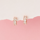 Quinn Huggie Hoop Earrings