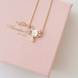 Rose Gold Rue Necklace