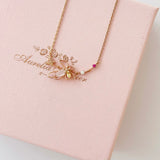 Rose Gold Wingbloom Necklace