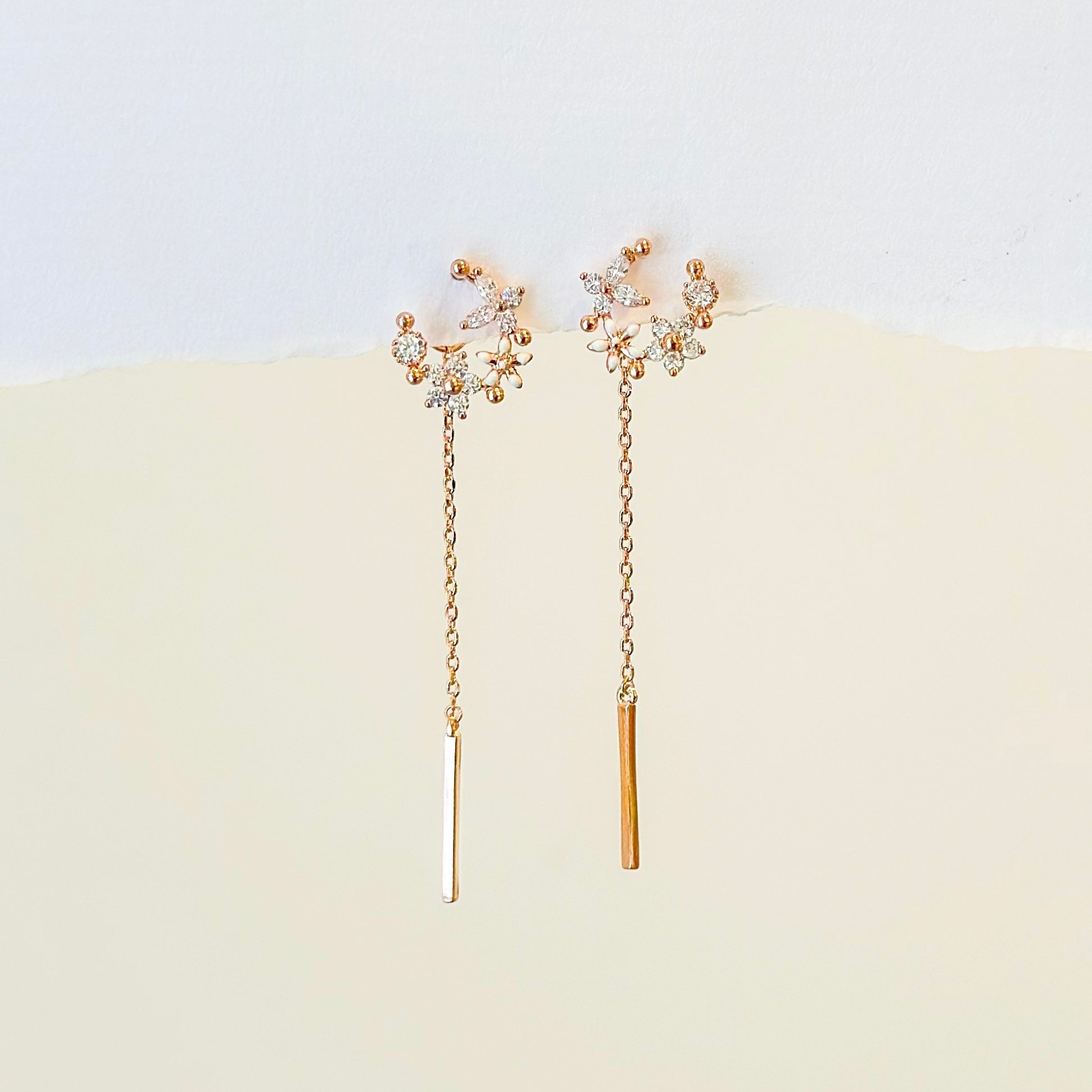 Rose Gold Made in Korea Earrings Korean Anting Cubic Zirconia Jewellery Malaysia piercing 925 Sterling Silver hypoallergenic 2 way earrings Jewellery Online Malaysia Shopping No Piercing Perfect Gift special gift s925 dainty anting jewellery Malaysia Gift for her Rose Gold Korea Made Earrings Korean Jewellery Jewelry Cubic Zirconia Dainty Delicate Minimalist Jewellery Jewelry Bride Clip On Earrings Silver Gift Set present gift for her gift ideas daily wear earrings spring earrings birthday gift