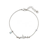 Silver Clematis Bracelet