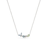 Silver Coral Bells Necklace