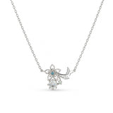 Silver Mystic Dewlight Necklace
