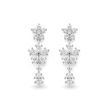 Silver Spring Snow Earrings